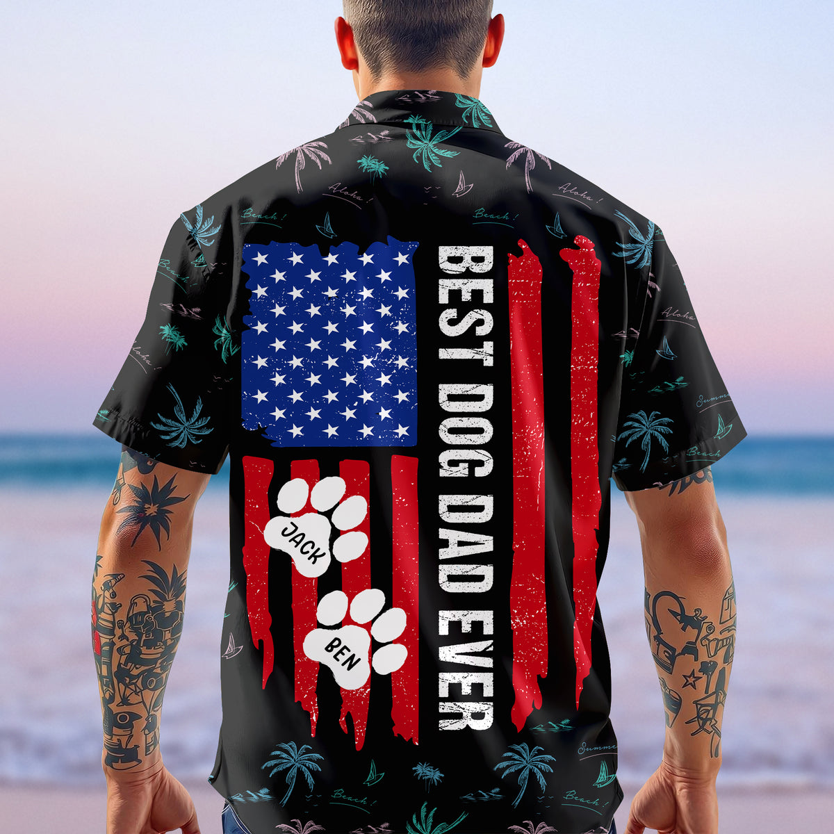 Best Dog Dad Ever Hawaii Shirt For Dog Lover TH10 892971