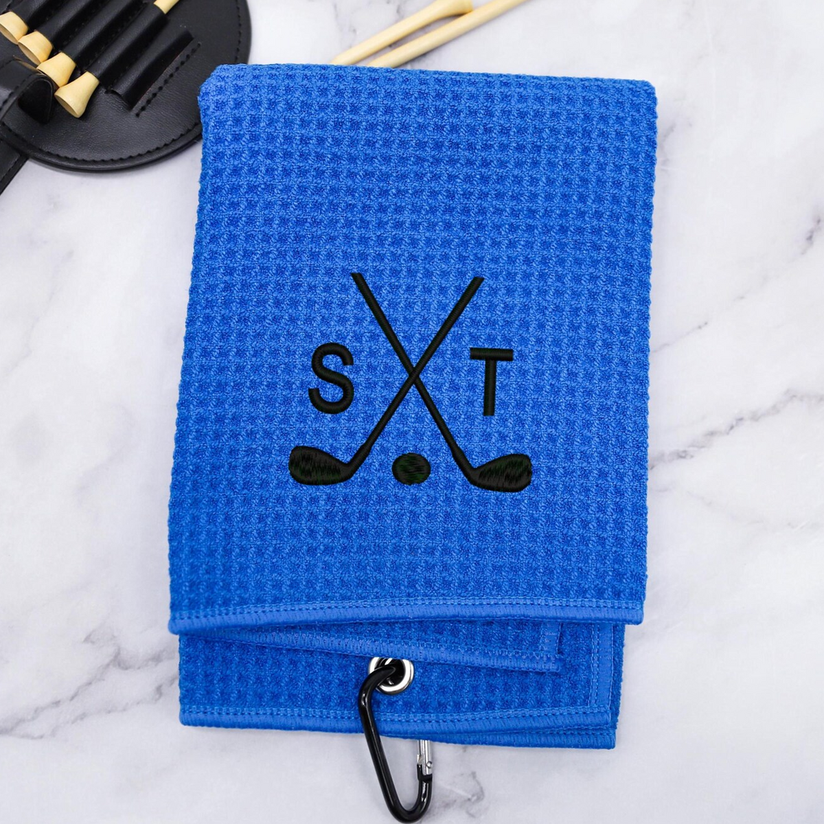 Personalized Embroidered Golf Towel for Golfer, Golf Ball Marker HA75 898636