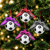 Personalized Soccer Acrylic Ornament, Christmas Tree Decoration for Soccer Players and Fans HA75 919380