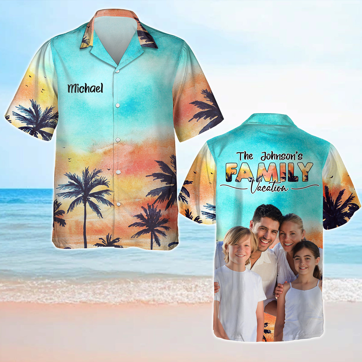Custom Photo Family Vacation Hawaii Shirt TH10 894037
