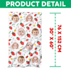 Custom Photo Fruits Beach Towel With Name, Vacation Gift CH07 895820