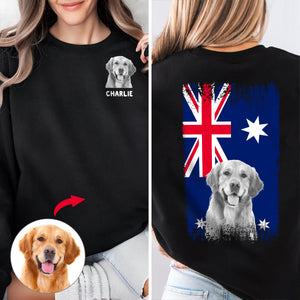 Custom Photo Australia Flag For Dog Lover Shirt TH10 894179