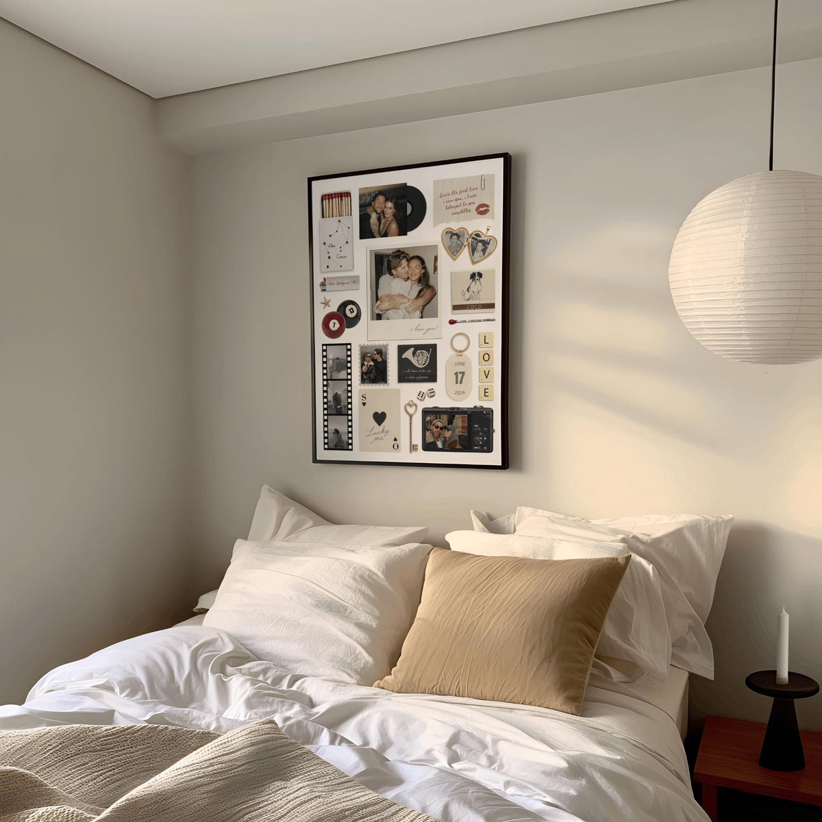 Personalized Couple Photo - Keepsake Poster, Picture Frame Valentine's Day Gift for Boyfriend or Girlfriend LM32 899167