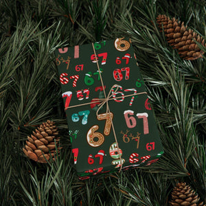Gen A Six Seven - 67 Meme Christmas Gift Wrapping Paper LM32 897205
