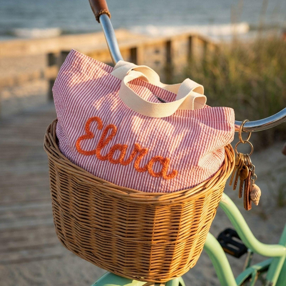 Personalized Beach Tote Bag Girls Trip - Summer Vacation Gift, Pool Bag for Women LM32 899819