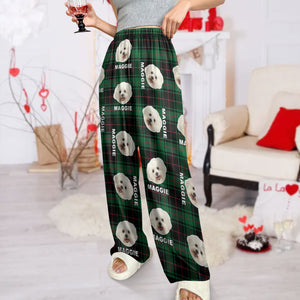 Custom Pet Photo Flannel Style Personalized Pajamas For Dog Lovers Cat Lovers CH07 896136