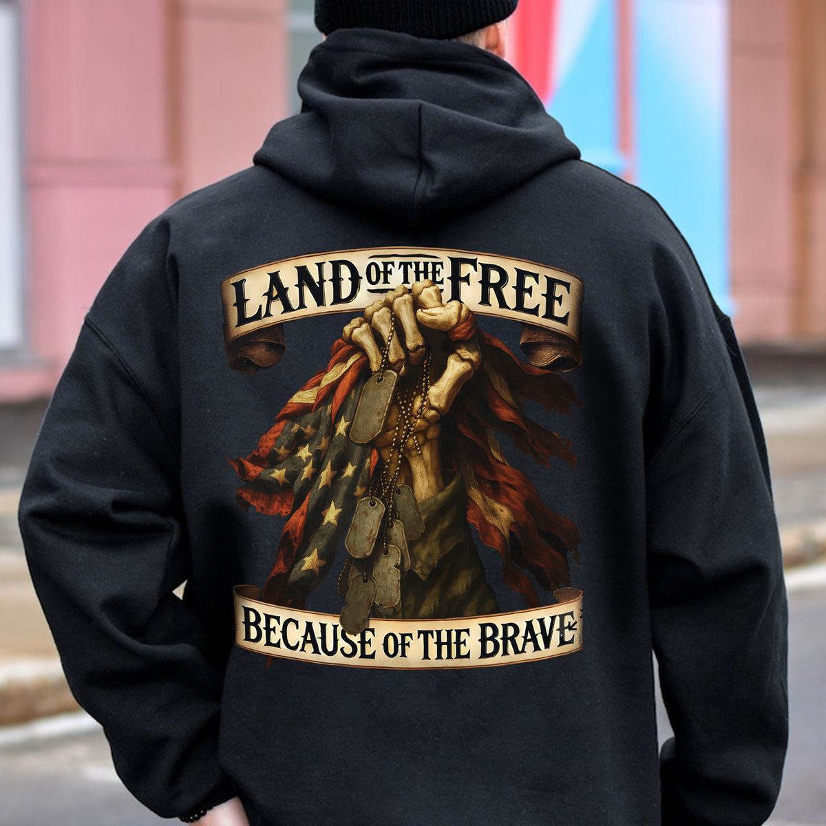 Land Of The Free Back Shirt For Dad N369 896061