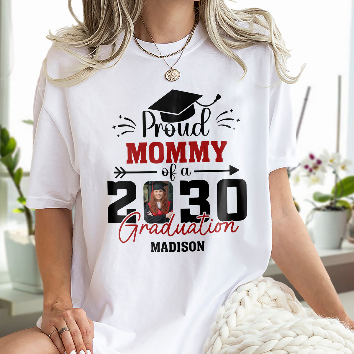 Custom Photo Proud Dad Of A Graduate Personalized Graduation Bright Shirt HA75 920472