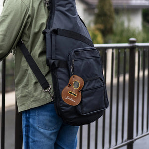 Personalized Guitar-Shaped PU Leather Guitar Picks Storage Case And Key Ring Gift for Guitar Player HA75 898500