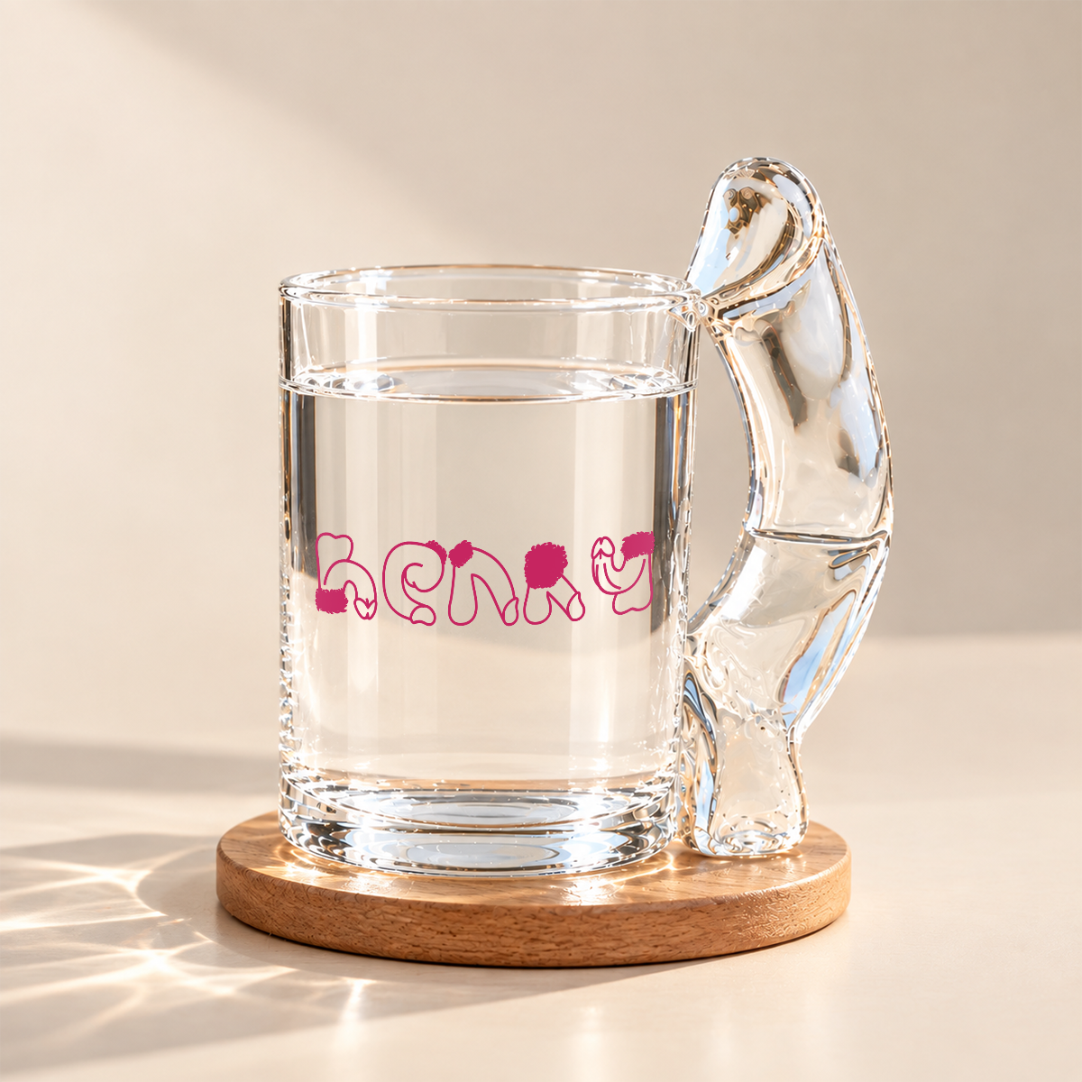 Custom Name Naughty Glass Mug Gifts For Coworkers, Friends, Wife CH07 180682