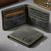 Personalized The Best Dad Ever Leather Wallet Engraving Father's Day Gift For Dad, Grandpa, Husband LM32 668899