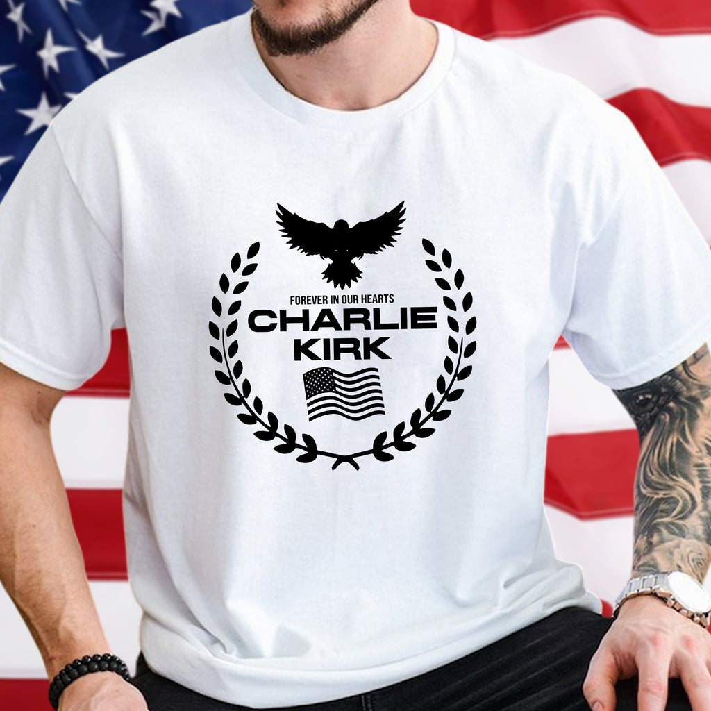 thumbnail image 2 of RIP Charlie Kirk Shirt, Stand With Charlie Kirk, RIP Charlie Kirk 2 of 12