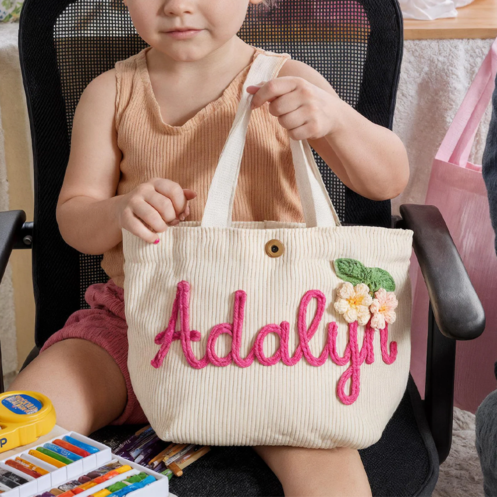 Personalized Gift Name Children's Tote Handbag For Baby, Kids LM32 897349