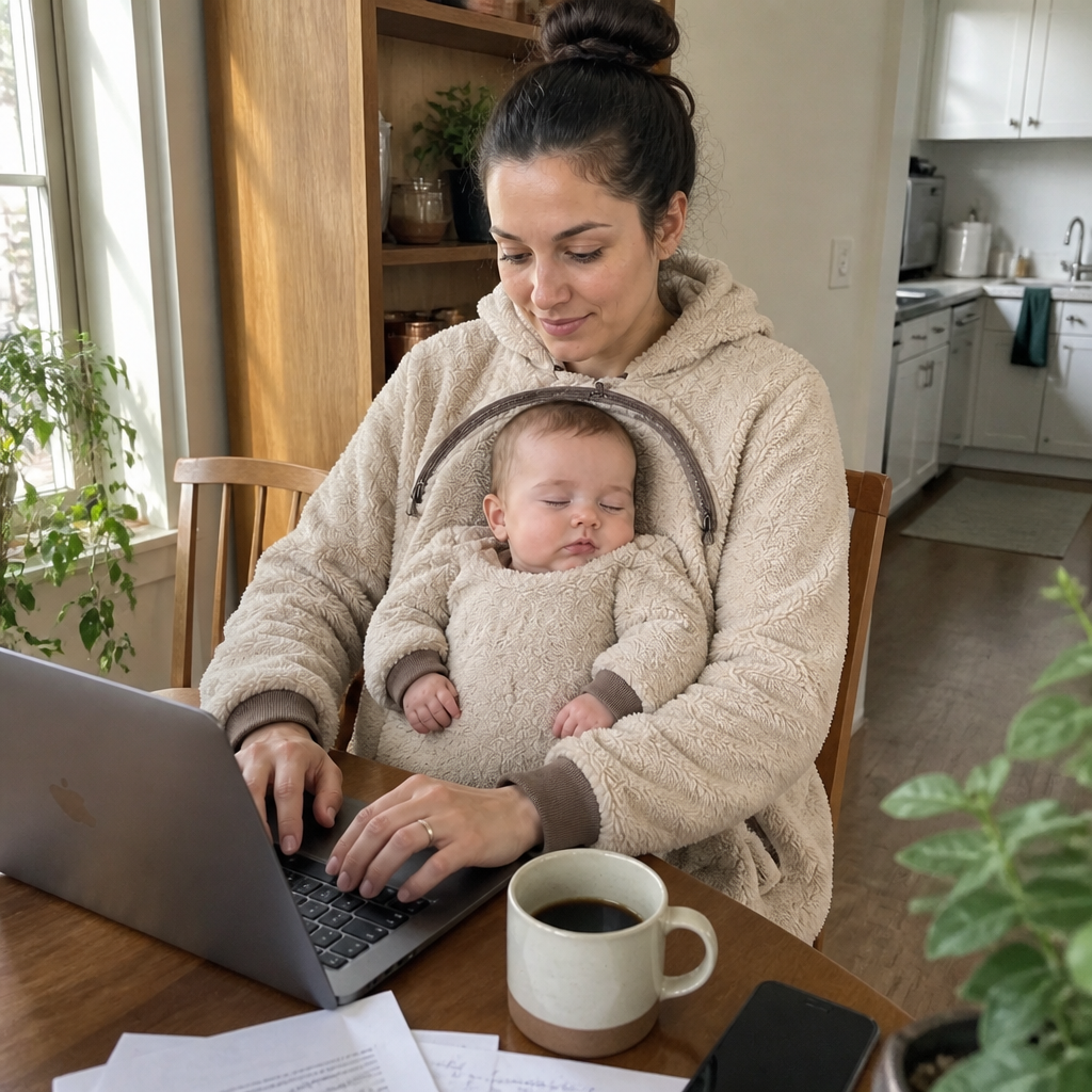 Hands-Free Baby Carrier Hoodie For Mom TH10 171247