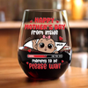 Mommy To Be Please Wait, Baby From The Inside Wine Glass Personalized Gift For Mom HO82 893754