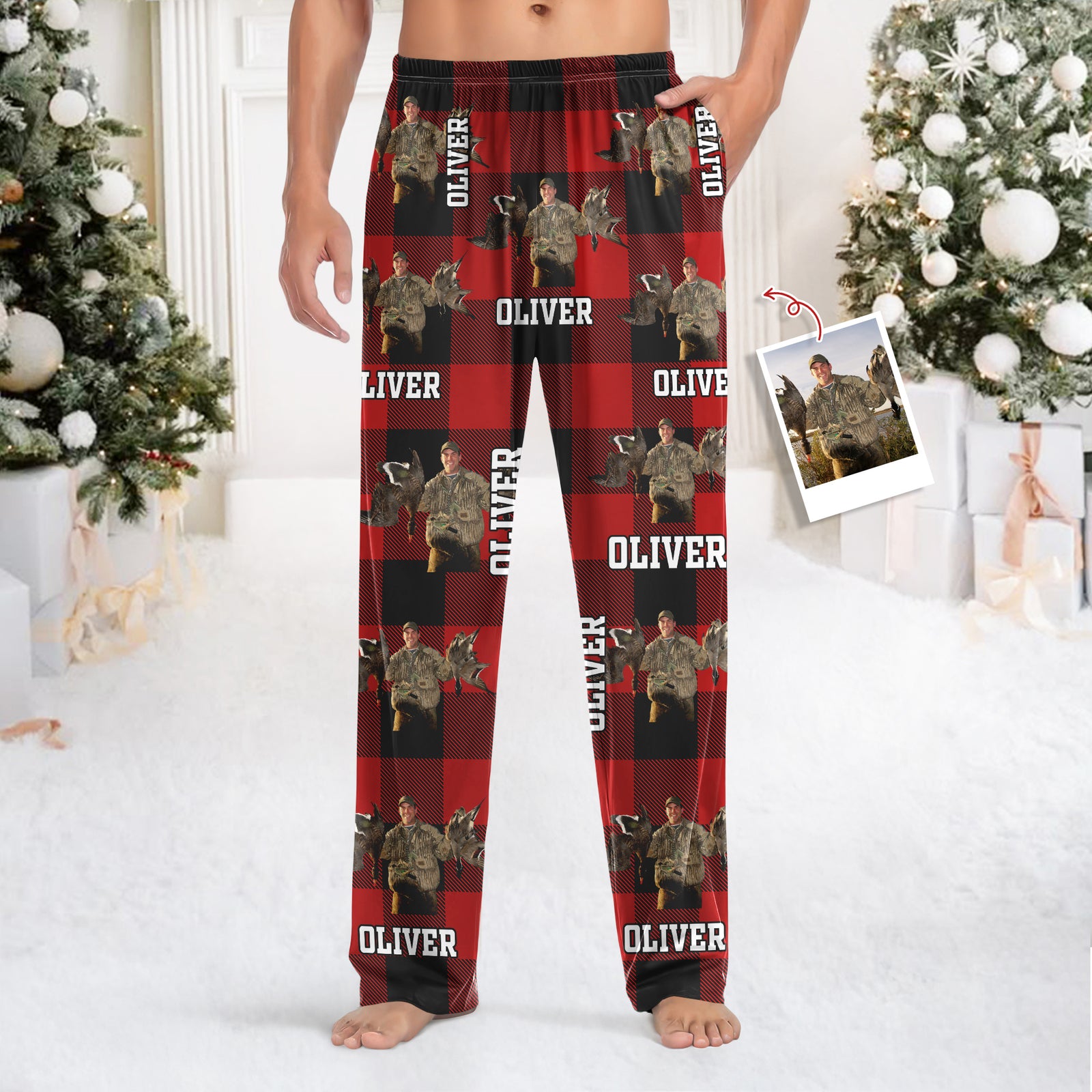 Custom Photo Duck Hunting Sweatpants Christmas Gift For Duck Hunters HA75 898264
