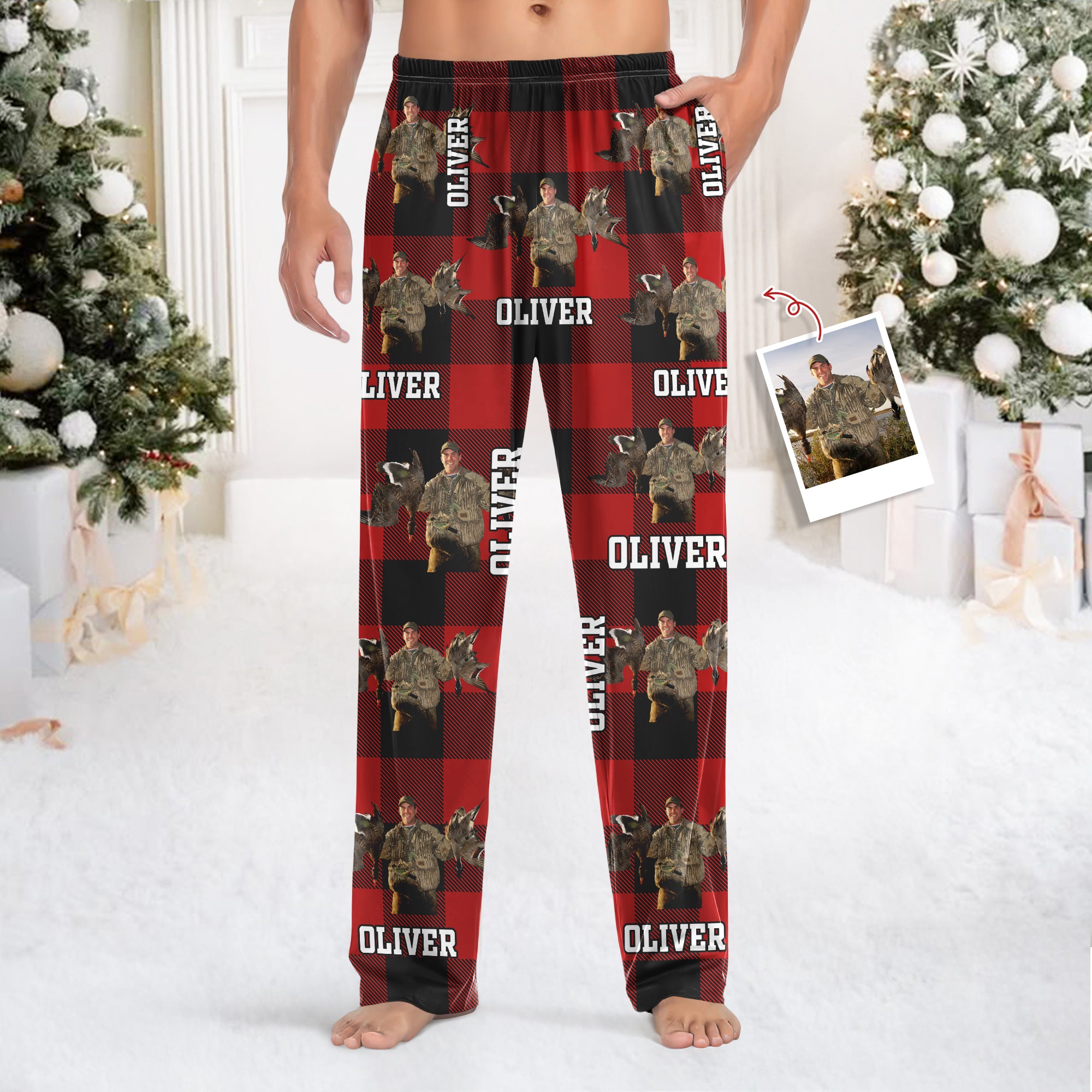 Custom Photo Duck Hunting Sweatpants Christmas Gift For Duck Hunters HA75 898264