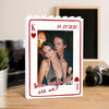 Personalized Couple Photo Playing Card Puzzle Building Brick Blocks LM32 899173