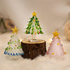 Mini Christmas Tree Stained Glass, Glass Tree Figurines, Unique Holiday Decor LM32 670263