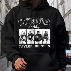 Custom Photo Senior Football Mama Dark Shirt Gifts For Football Mom, Football Lover CH07 899446