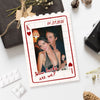 Personalized Couple Photo Playing Card Puzzle Building Brick Blocks LM32 899173