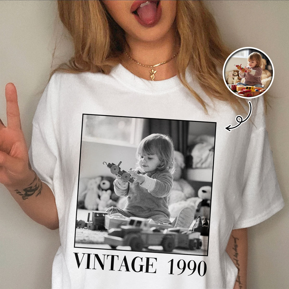 Custom Photo Vintage Style Comfort Shirt HO82 894918