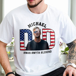 Custom Photo Man Myth Legend For Dad Shirt TH10 894085