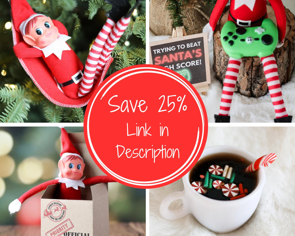 Elf Reindeer Poop Props
