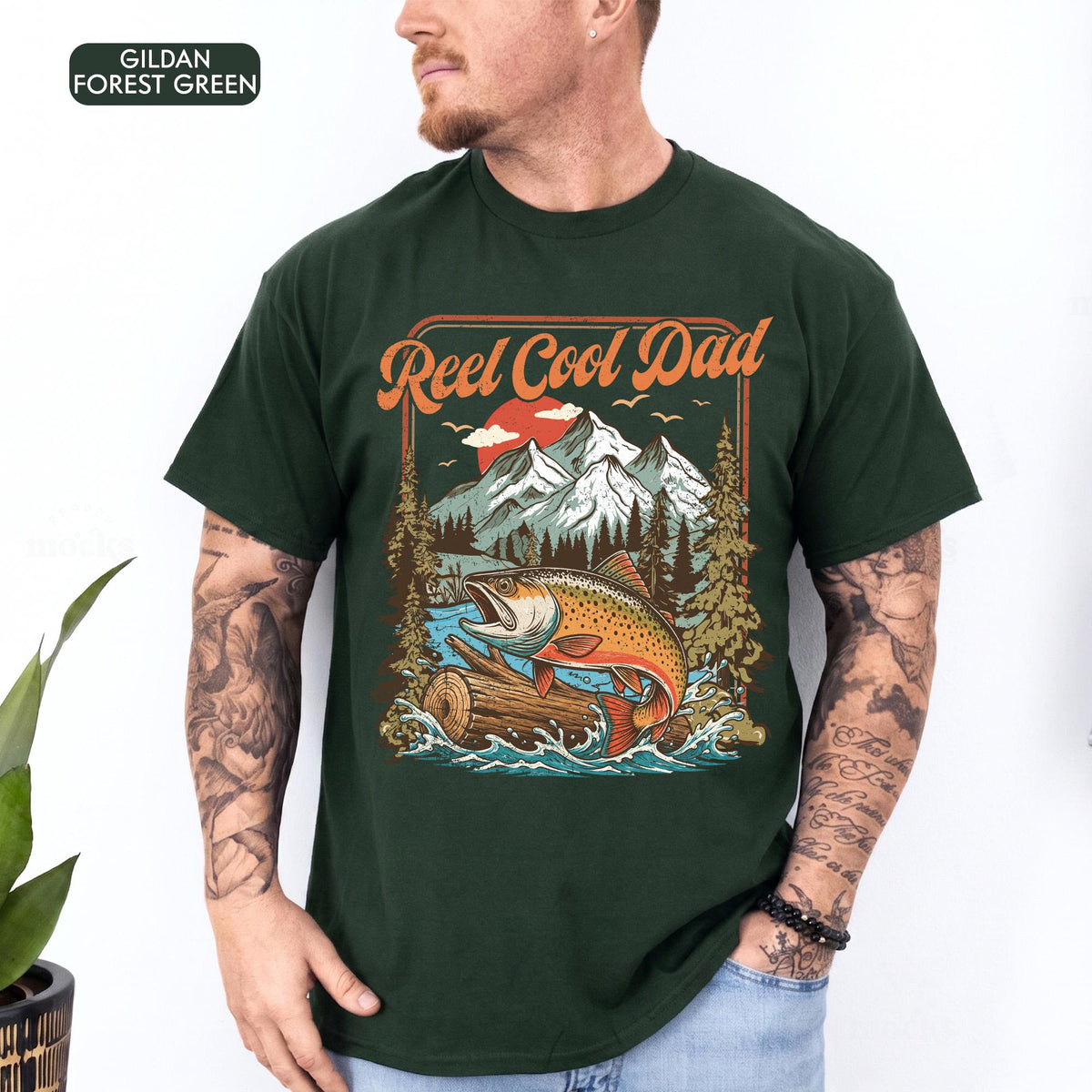 Reel Cool Dad Comfort Shirt, Father's Day gift, Dad And Kid Fishing Matching Shirt LM32 669243