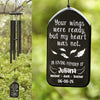 Your Wings Were Ready, But My Heart Was Not Memorial Wind Chimes Personalized Gift HO82 893554