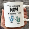This Awesome Mom Belongs To 3D Inflated Mug Personalized Gift For Mother's Day HA75 892066