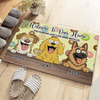 Welcome To Our Home Doormats Personalized Gift For Dog Lovers HO82 893686