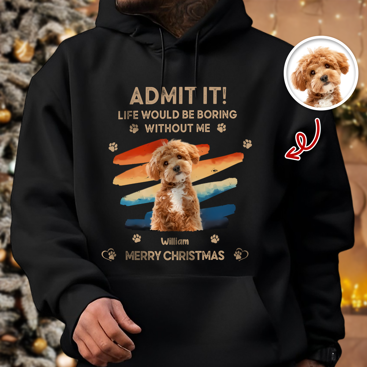 Custom Photo Admit It Life Would Be Boring Without Us Dog Cat Shirt HA75 892956