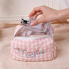 Personalized Name Floral Embroidered Makeup Bag - Gift For Girlfriend, Women Toiletry Bag, Bridesmaid Gift LM32 897409