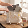 Personalized Corduroy Yarn Tote Bag With Pouch - Bridesmaid, Teacher & Birthday Gift LM32 669305