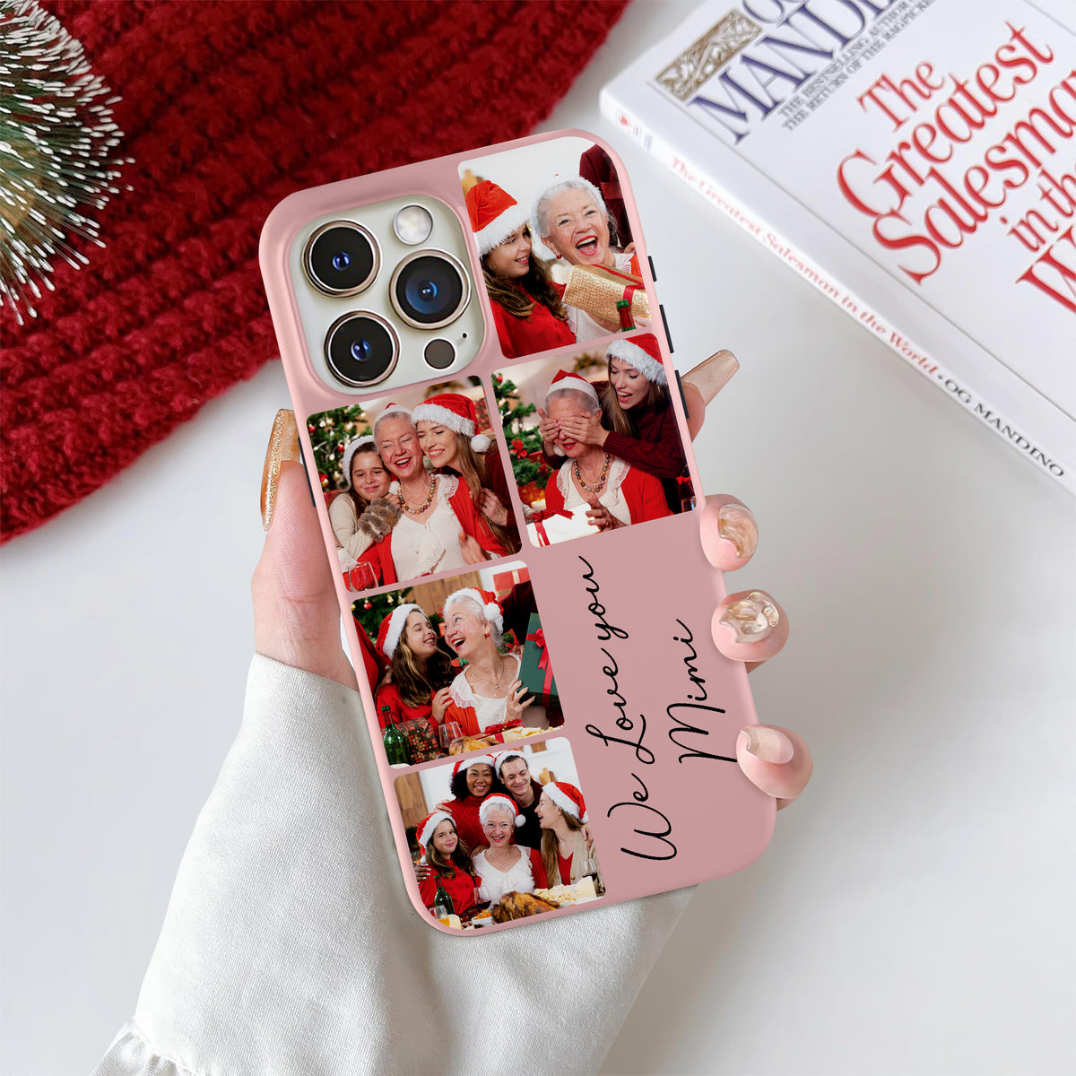 Custom Photo I Love You Mimi Phone Case Christmas Gift For Family LM32 895205