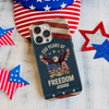 Personalized 250th Anniversary USA Patriotic Faux Pattern Phone Case HO82 901300