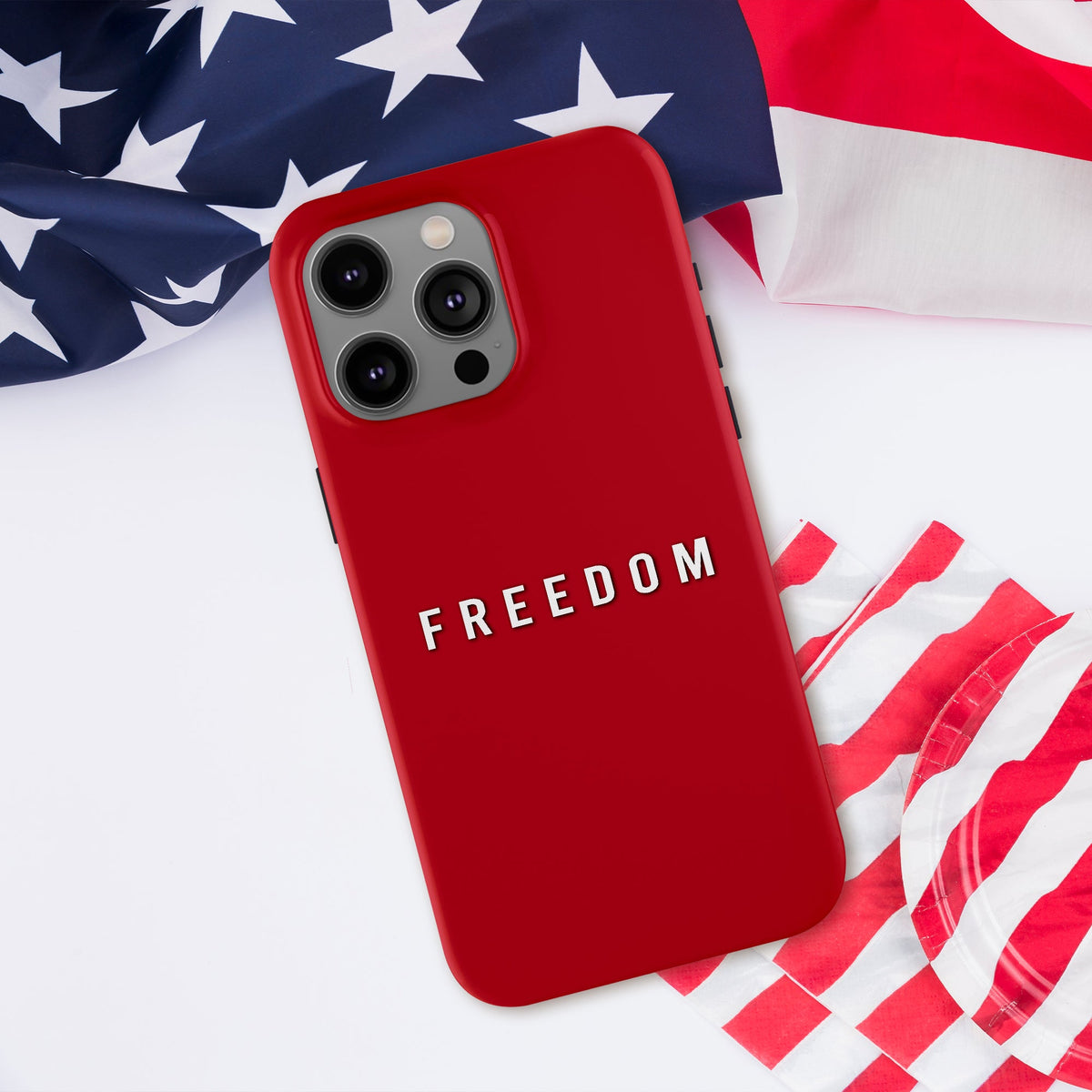 Red White Charlie Kirk Freedom Patriot Phone Case LM32 65761 Red White Charlie Kirk Freedom Patriot Phone Case LM32 65761
