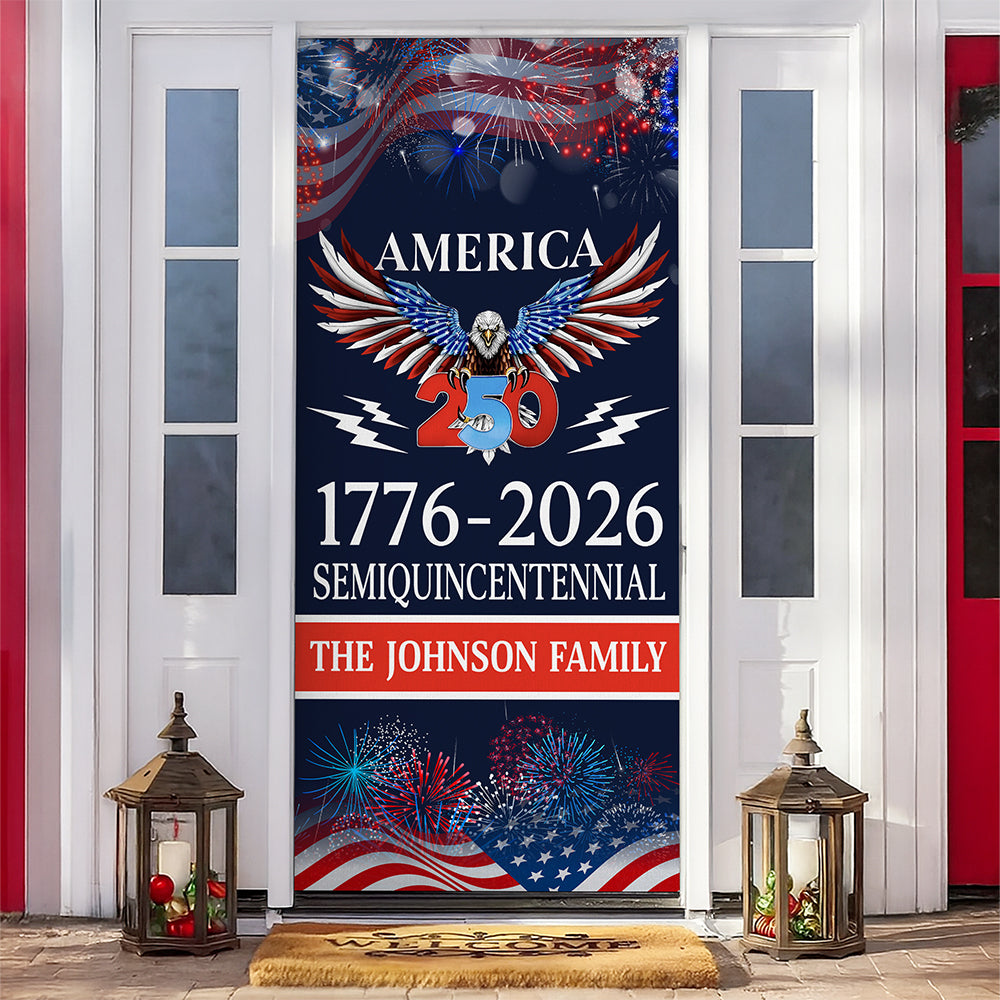 250 Years America Semiquincentennial Door Cover America 250th Anniversary Gift CH07 899680