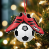 Personalized Soccer Acrylic Ornament, Christmas Tree Decoration for Soccer Players and Fans HA75 919380