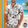 Custom Photo Hawaii Shirt Gift For Golfer, Golf Lovers LM32 897619