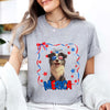 Custom Dog Clipart America White Shirt For Dog Lover TH10 898599