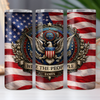 Custom Name We The People American 250 Eagle Flag Skinny Tumbler LM32 899055