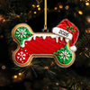 Custom Dog Bone Gingerbread Christmas Acrylic Ornament Gift For Dog Lovers TH10 170687