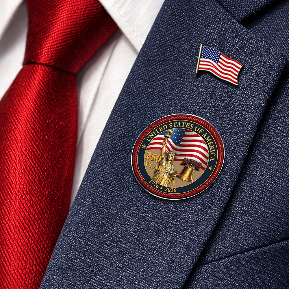 Custom Name United State Of America 250 Years Acrylic Pin TH10 169351