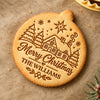 Custom Family Name Merry Christmas Cookie Stamp CH07 181108