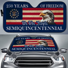 250 Years of Freedom USA Flag Semiquincentennial Eagle Car Sunshade CH07 910242