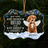 Custom Photo Pet Memorial Angel Acrylic Ornament Christmas Keepsake Gift CH07 180366