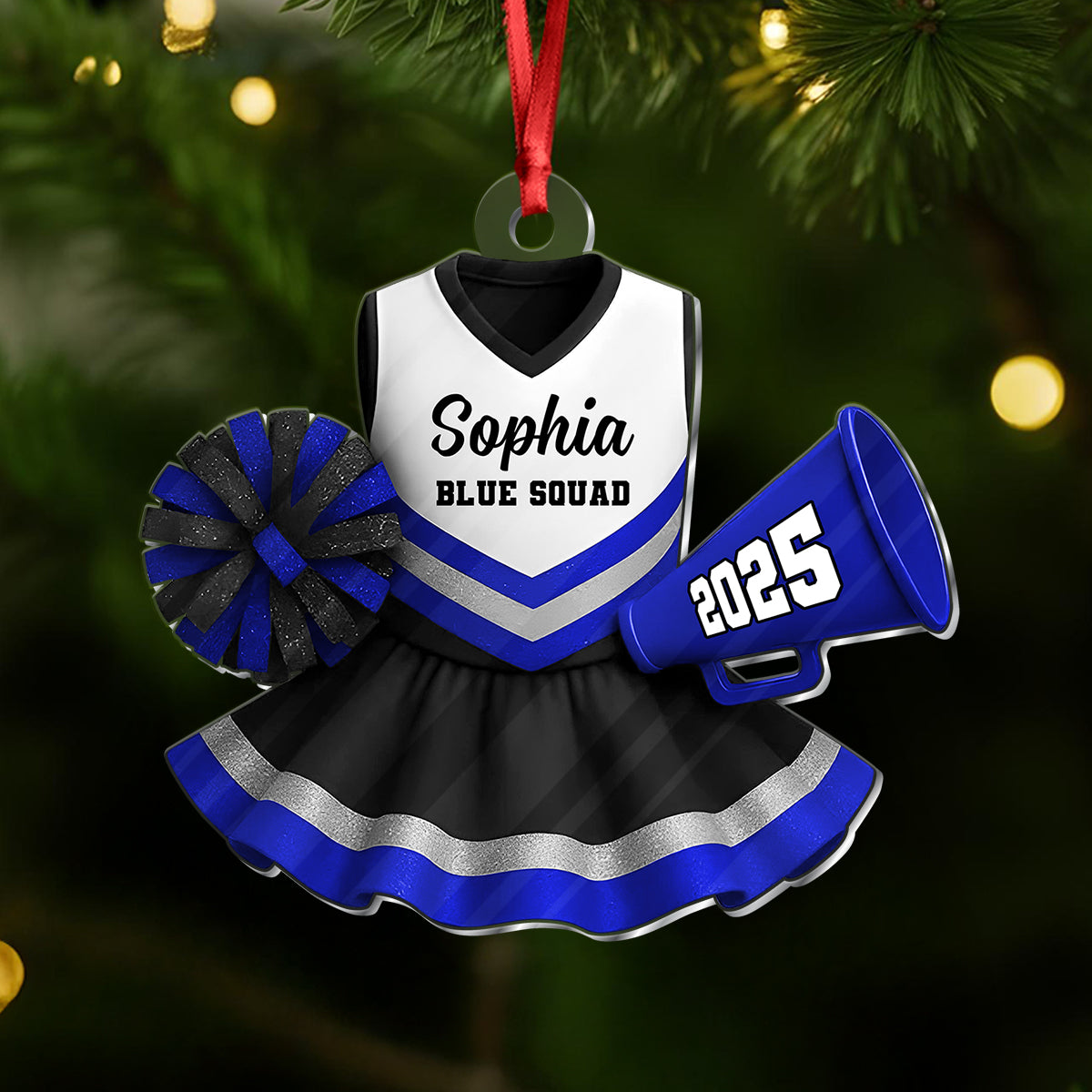 Personalized Cheerleader 2025 Acrylic Ornament Gift Cheer Coach LM32 897393