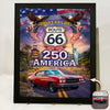 Celebrate 100 Years of Road Route 66 and America 250th Anniversary Custom Car Photo Picture Frame HA75 920314